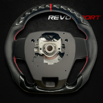 Toyota LC300 GR Sport Edition Carbon Fiber Style Steering Wheel